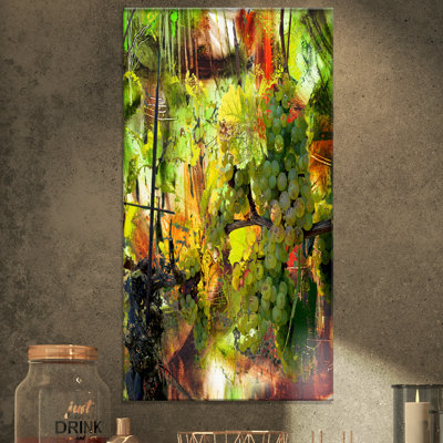 « raisin vine », reproduction d’impression sur toile tendue