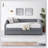 Daybed with Two Drawers Upholstered Sofa Bed
