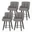 Tabouret de bar 26 po pivotant sur 360 ° à hauteur de comptoir 26 pi, chaises de îlot de cuisine avec pieds en bois-1351705097-1351488994