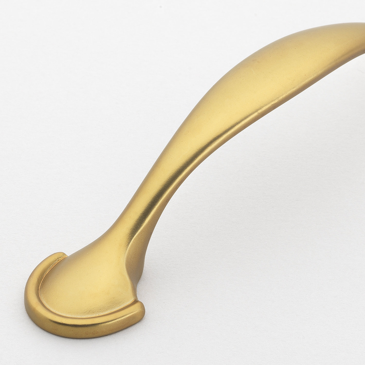 3" Arch Cabinet Pull, Brass Gold