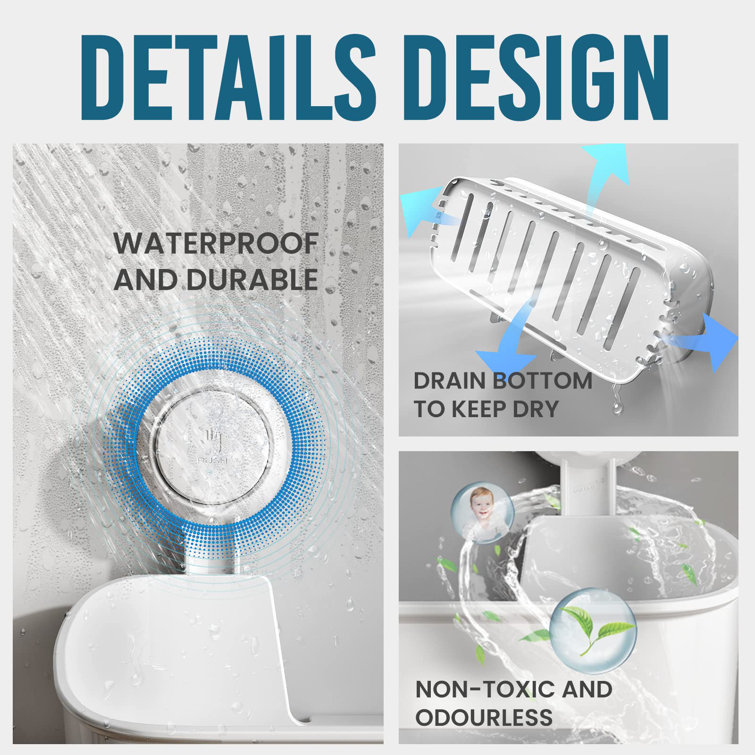 Rebrilliant Lorria Suction Shower Basket