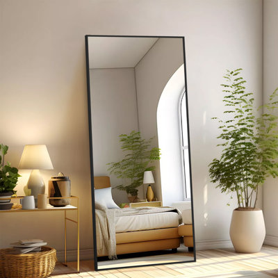 Miroir pleine longueur en métal (ensemble de 2)