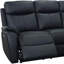 Windsor Powerglide 3 + 2 Real Leather Power Recliner Sofa Set, Black-606403661