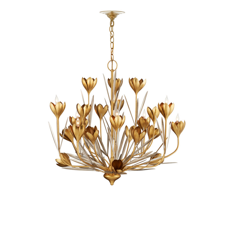 Hortensia 9 - Light Wrought Iron Chandelier