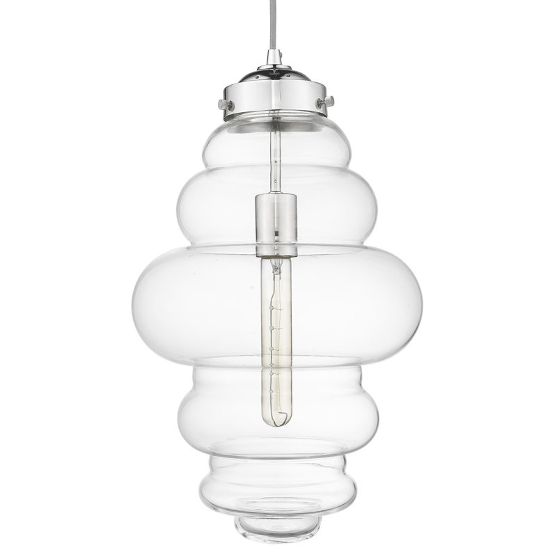 Luminaire suspendu géométrique 1 lumières simple Cabott