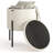 Modern Round Boucle Ottoman With Storage-169935270