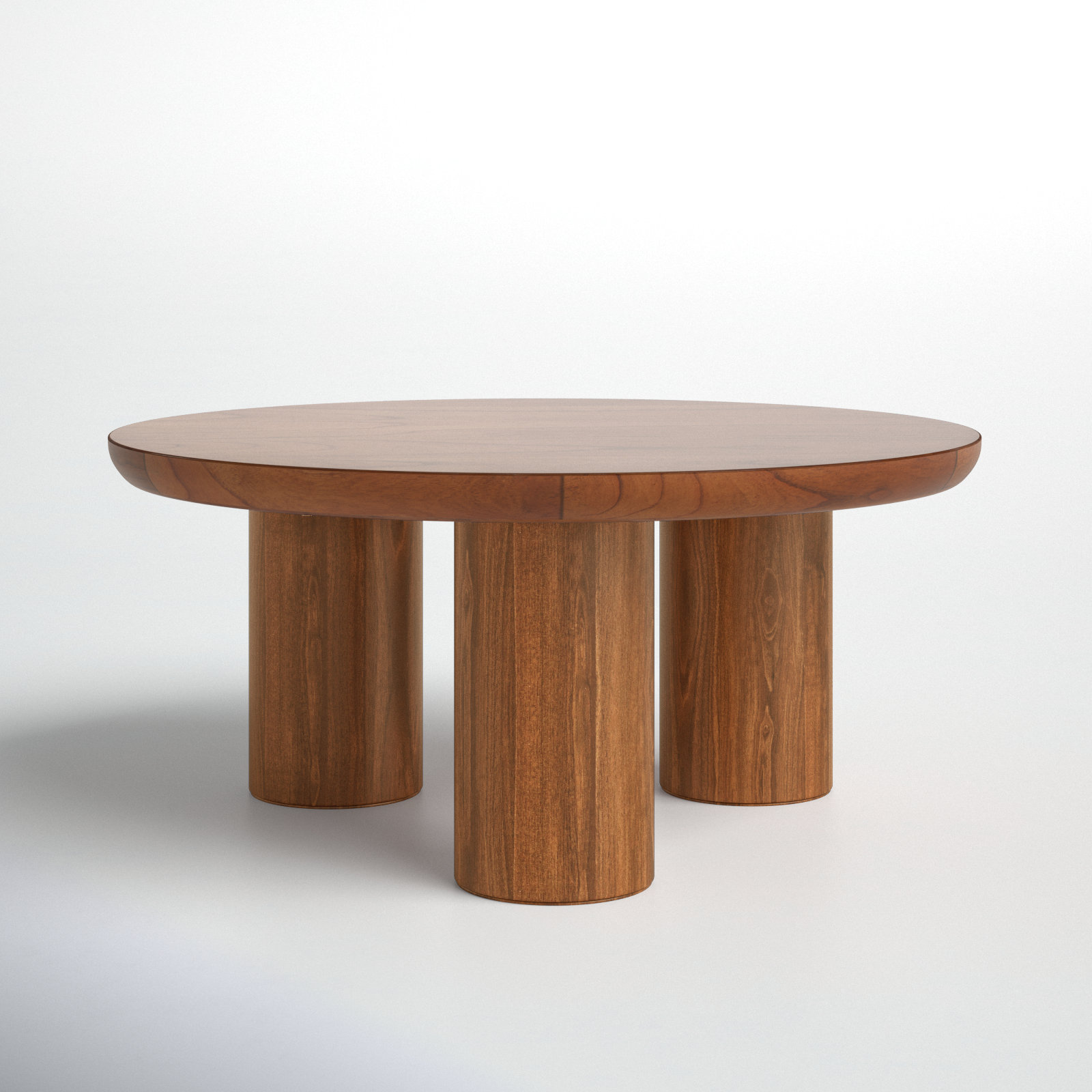 Alastor Modern Oval White Concrete Coffee Table + Reviews