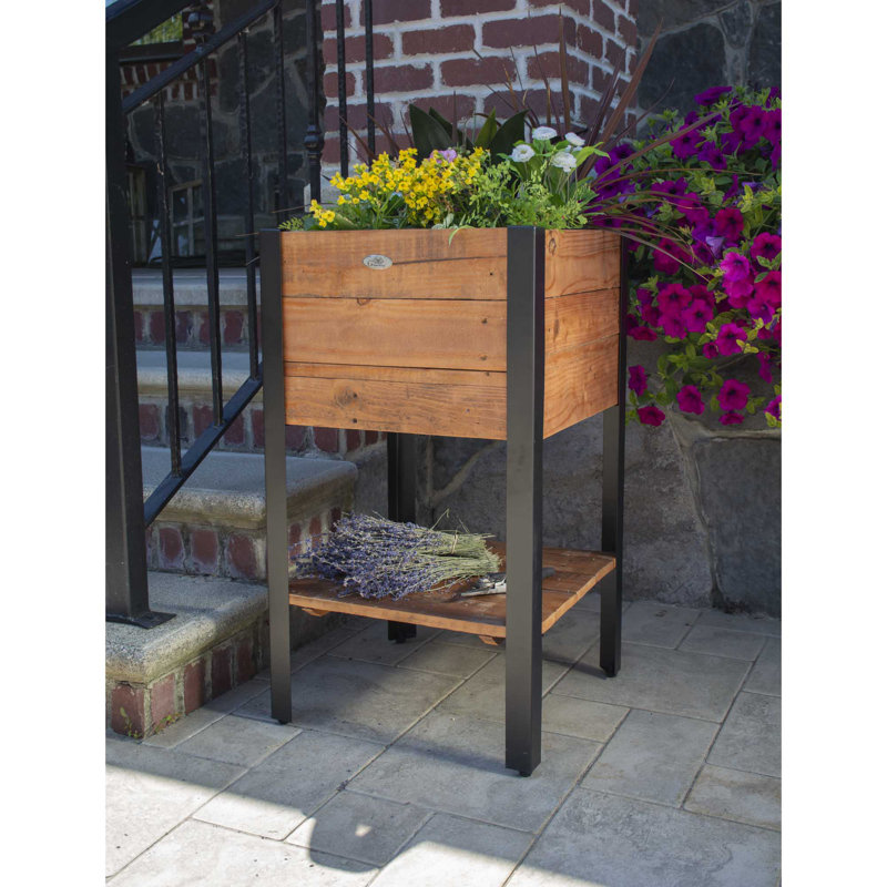 Wood Raised Garden Bed