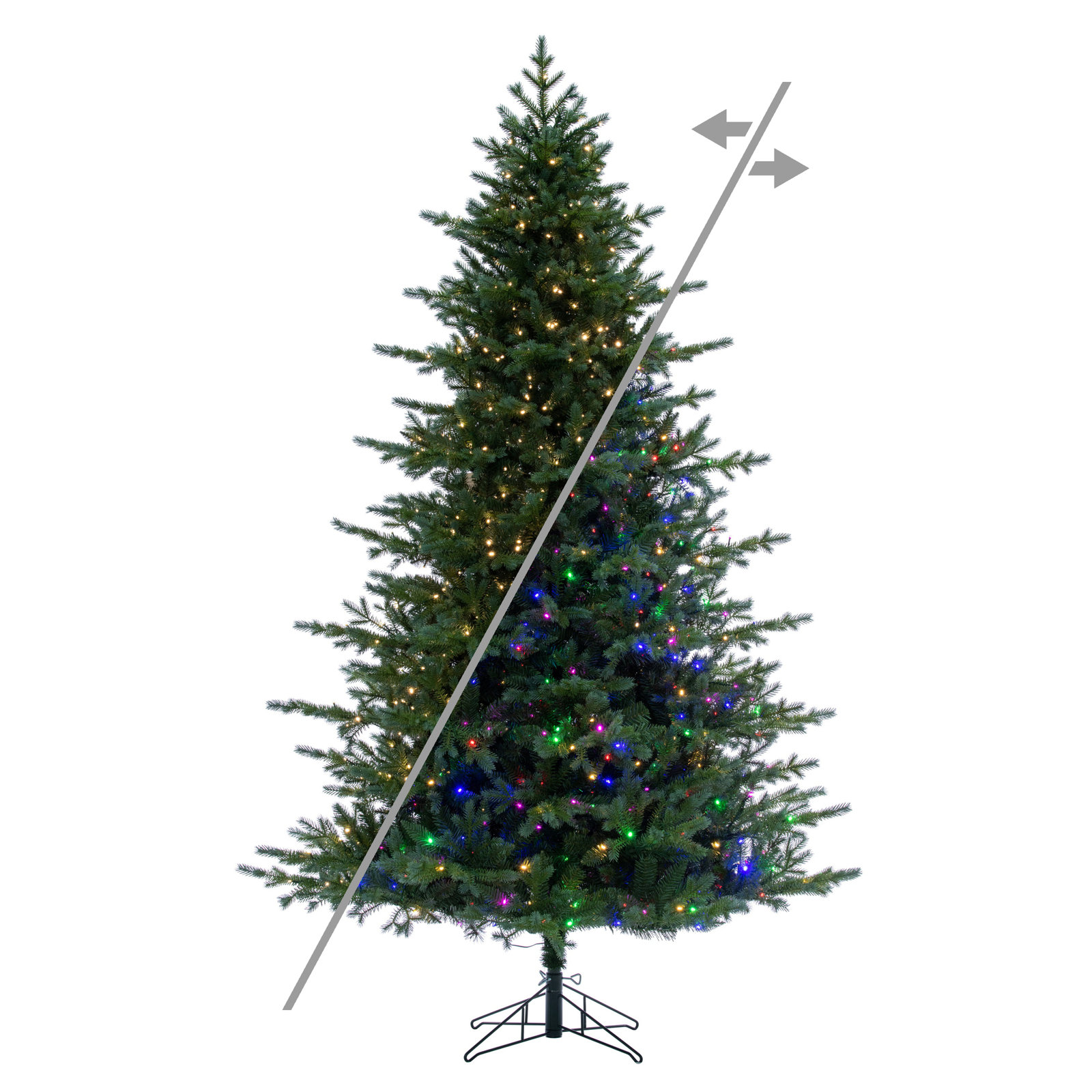 Christmas Tree, 7.5' x 56", Pre-lit