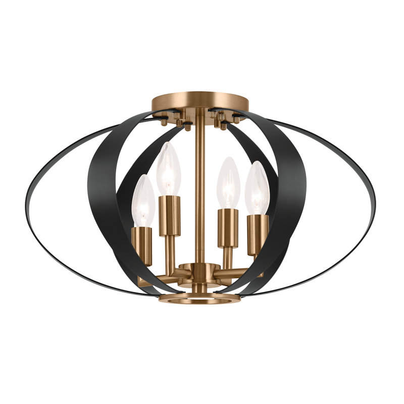 Plafonnier, Bronze champagne