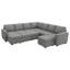 Canapé-lit modulaire avec repose-pieds Caren-115354295