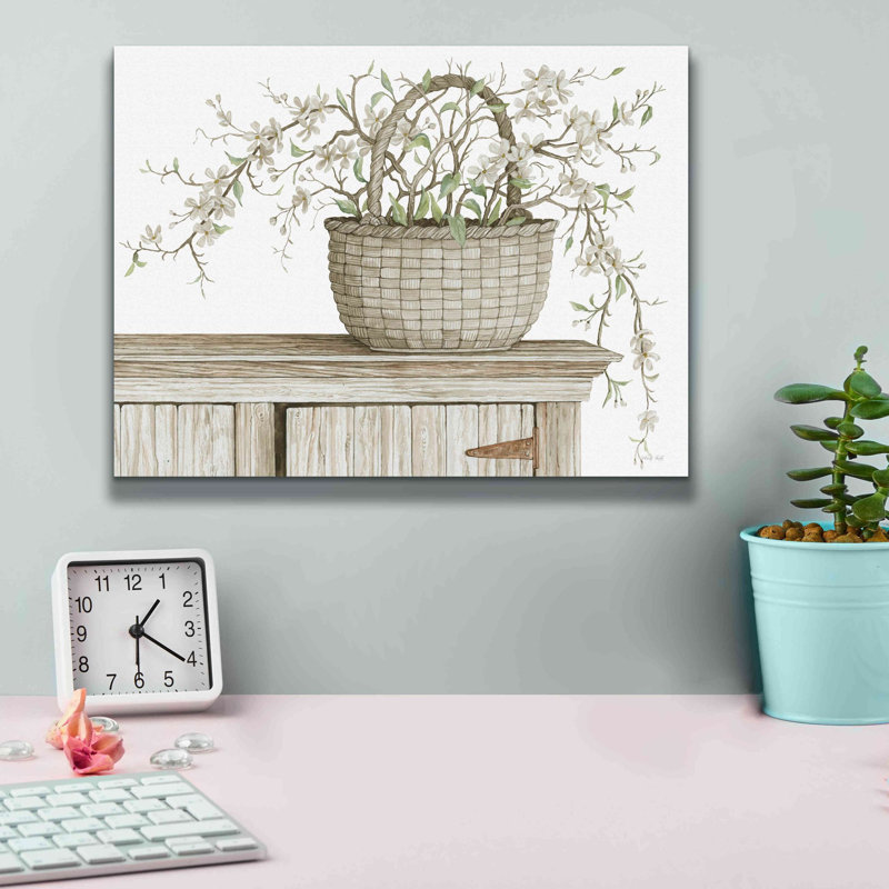 «Apple Blossom Beauty I» par Cindy Jacobs, estampe numérique sur toile, L 16 po x H 12 po