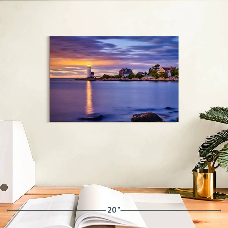 Annisquam lighthouse in massachusetts Aletra, H 8 po x l 12 po