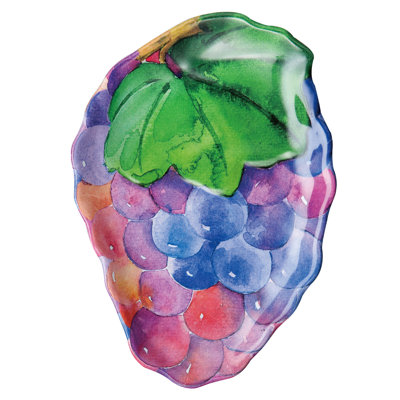 Peluso Grape 6" Melamine Appetizer Plate