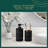 Square, 2 Pcs.,  Polyresin Modern Vanity Countertop Set in Marble Black