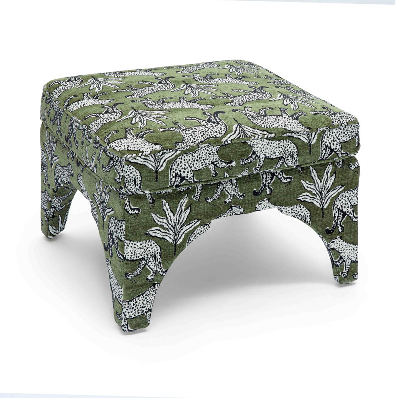 Repose-pieds Leopard, Vert olive
