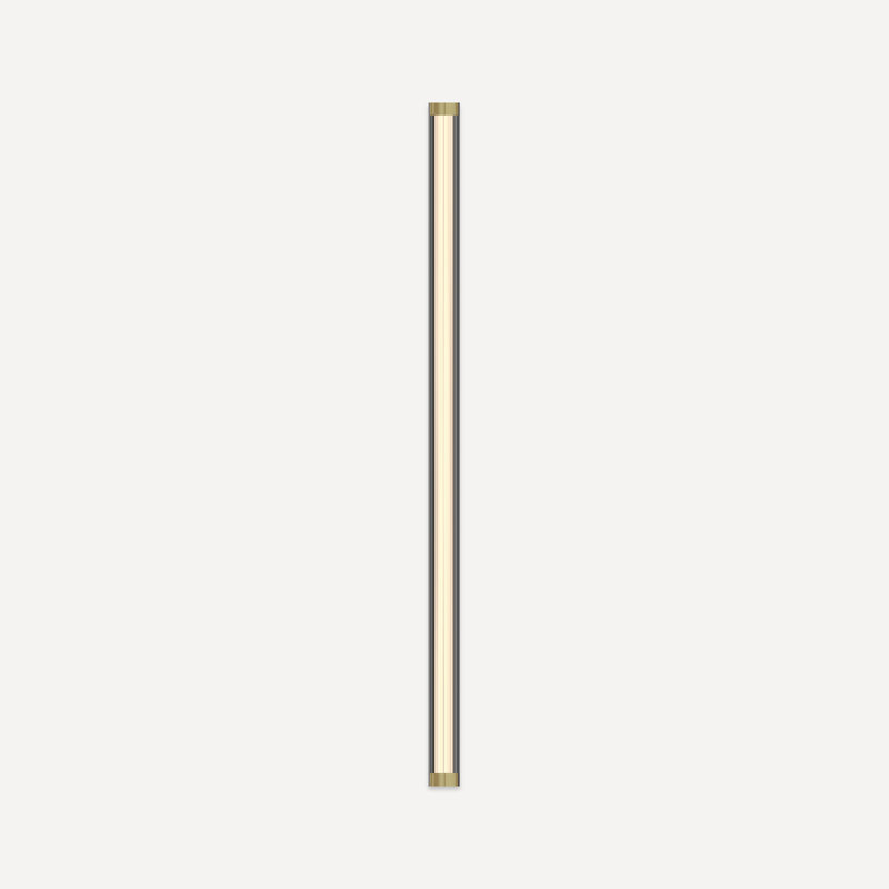 Dimmable LED Bath Bar Vanity Light with Dimmer, Brass, Fluted