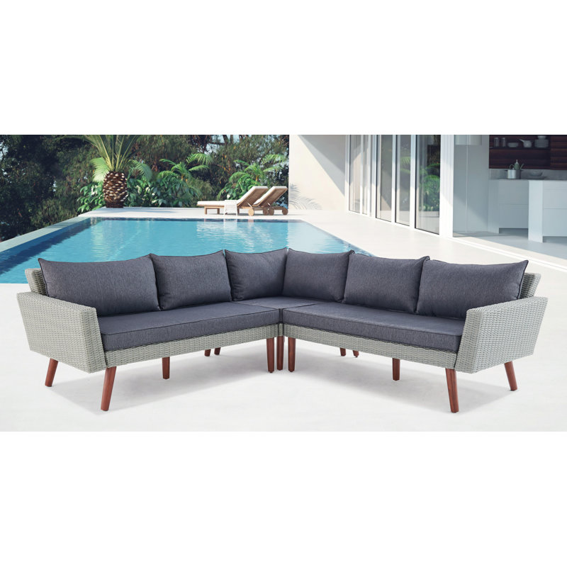 Albany 5 Seater Rattan Corner Sofa Set