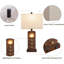 Lampe de table en bois Katsuya
