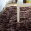 Tapis brun foncé en fausse fourrure Diller-908860377