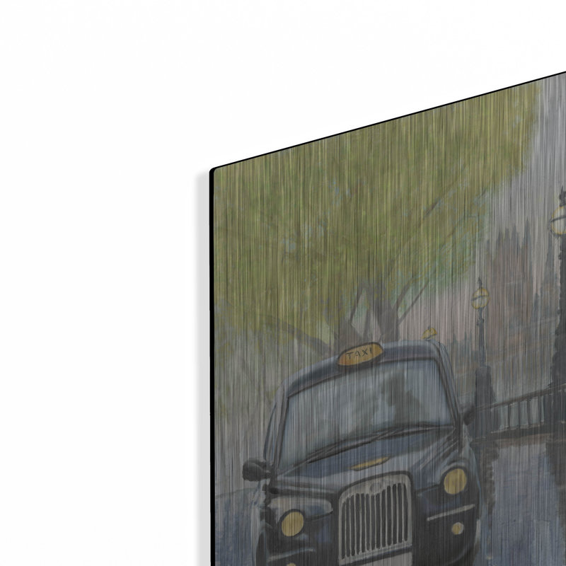 "Le long de la Tamise" par Myles Sullivan, H 12 po x l 16 po