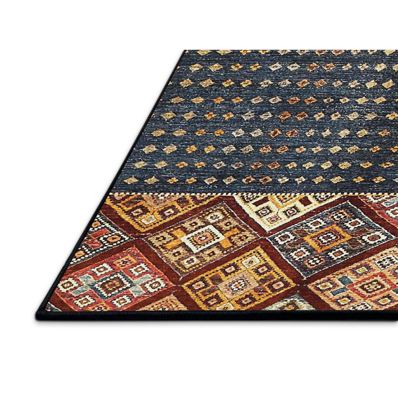 Tapis abstrait 411 moderne, Rectangle de 2 pi x 3 pi