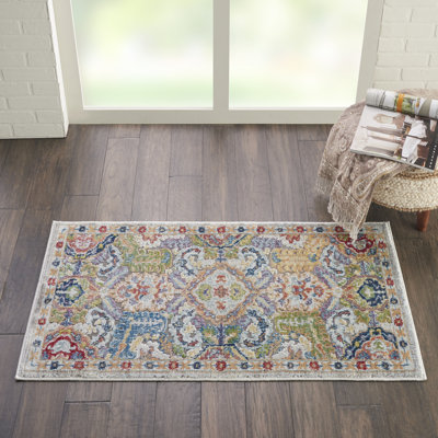 Hitton Blue/Red/Yellow Rug