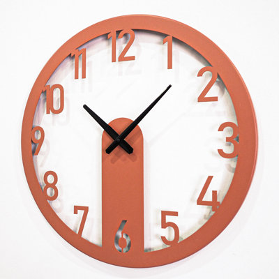 Horloge murale en métal Mood