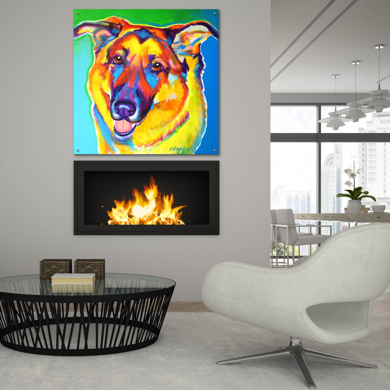 "Gsd - Thomas" par Dawg Painter, H 36 po x l 36 po x P 0,2 po