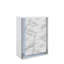Commode en marbre blanc lune avec DEL