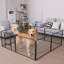 Joesph 60 cm H Metal Exercise Pen with Pet Door