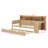 Daybed With Trundle Side Bookcase And Desk Pine Wood Captains Bed With Storage Headboard-740214358-740214347