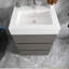 Meuble-lavabo simple autoportant 24 po avec plateau Caloway-593199960-593199961
