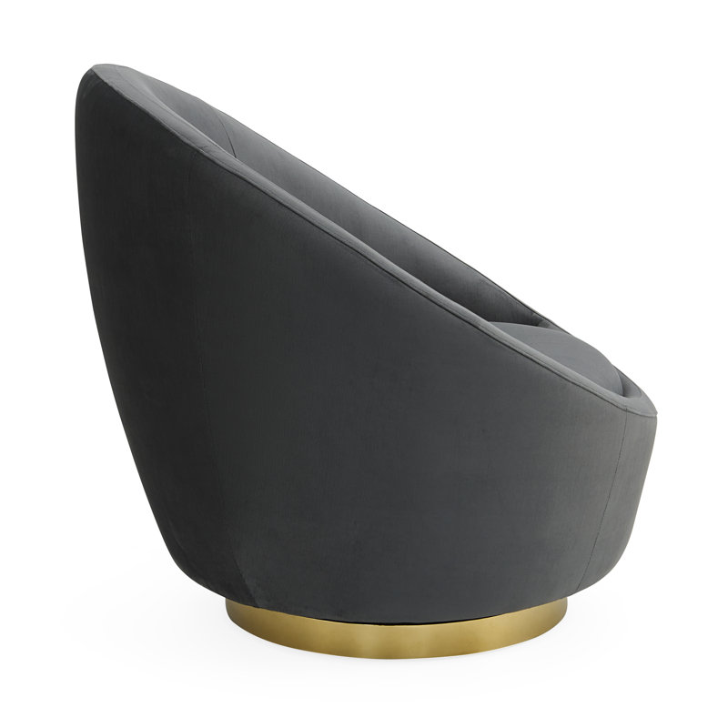 Ether Swivel Chair, Bergamo Charcoal