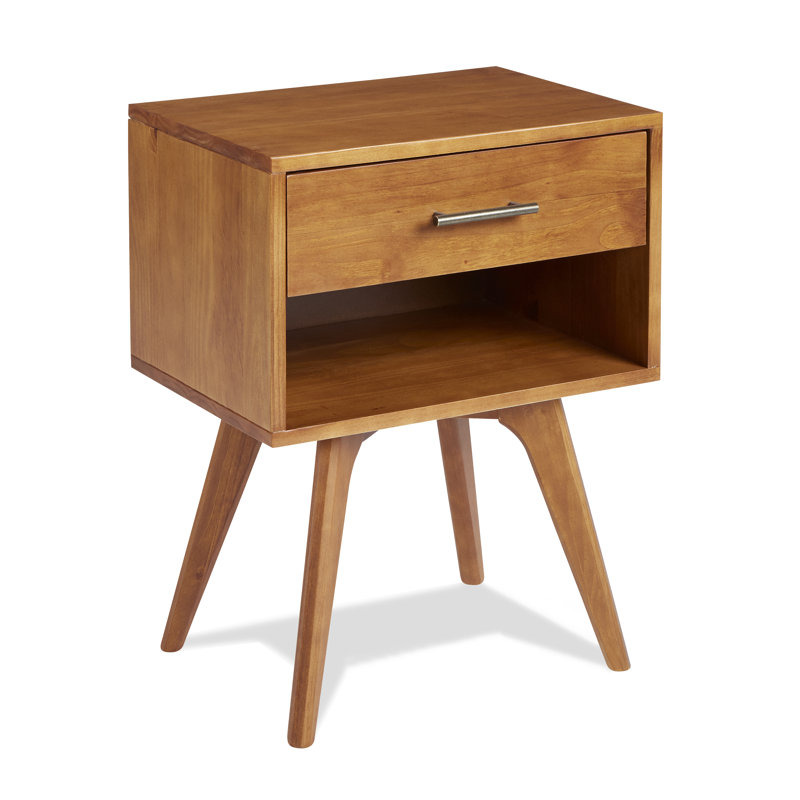 Chandrima 19.62'' W Solid Wood Nightstand | Modern Design