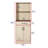Hitchin 63.5" Height 2 Shelves Modern Farmhouse Bookcase With Cabinet