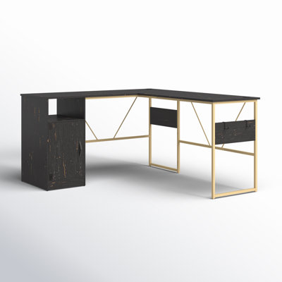 Modular L-Shaped Computer Desk