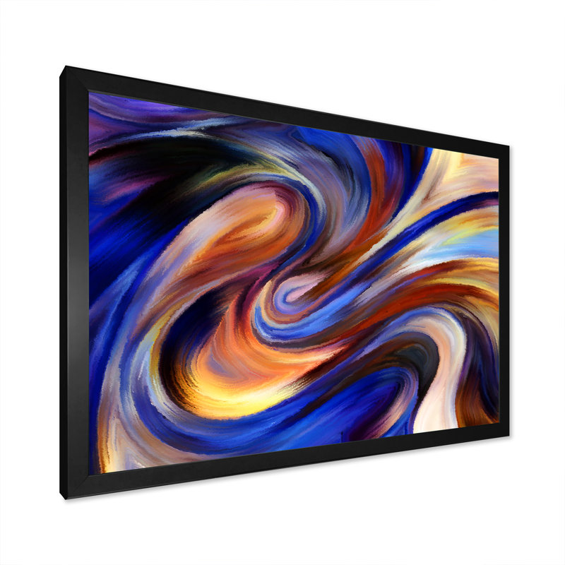 Realms Of Inner Paint - on, Black Picture Frame, 8" H x 12" W x 1' D