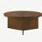 1 PCS Round Coffee table Brown