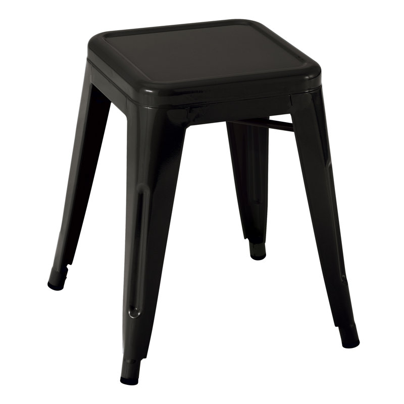 Tabouret court 18 po Winchell, Noir