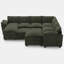 Canapé-lit modulaire en U en chenille Luna-1125014023