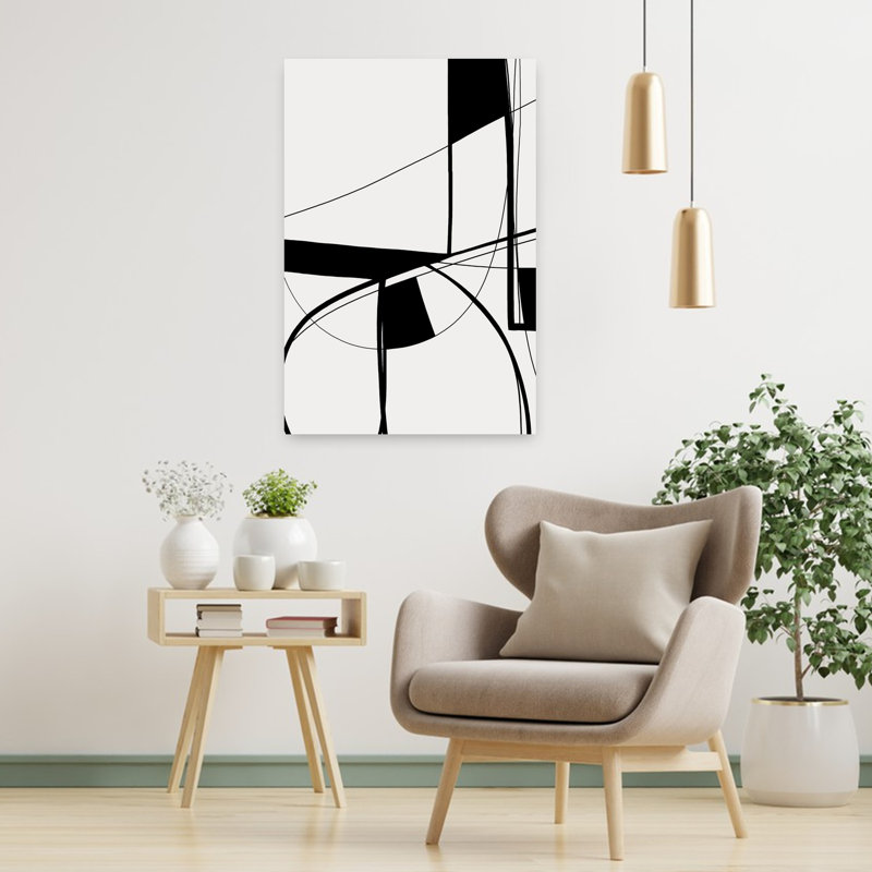 Art contemporain, art contemporain abstrait, H 36 po x l 24 po