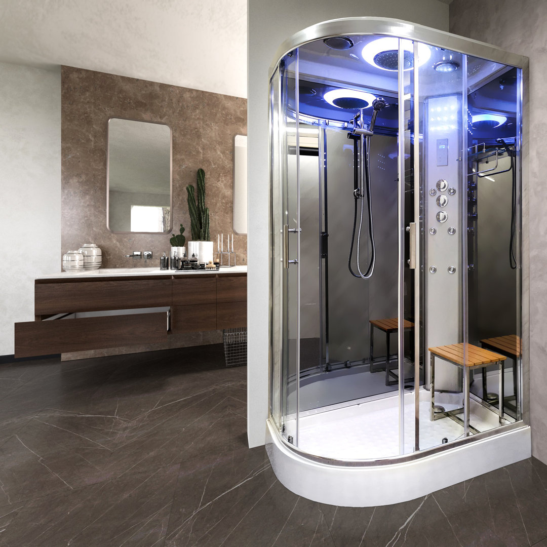 Vidalux SS1200 Shower Cabin Enclosure 1200 x 800 Right Hand