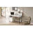 Modern Study Desk with Metal Legs, White Finish, 47.2 x 39.2 x 21.3 inches | 100% Melamine Coated Particle Board, Thickness: 0.7 inches | Sleek & Stylish Design, Perfect for Home Office & Study Spaces-428297828