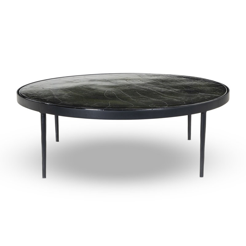 Yoko Grand Coffee Table-Moss Cast Glass, Moss Cast Glass