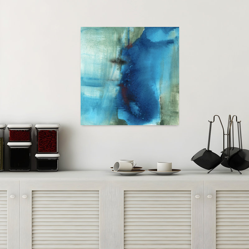 Autre monde I, art contemporain abstrait, H 18 po x l 18 po