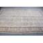 Tapis vintage en laine de style turc vintage Oushak beige idéal pour les salons et les décors antiques