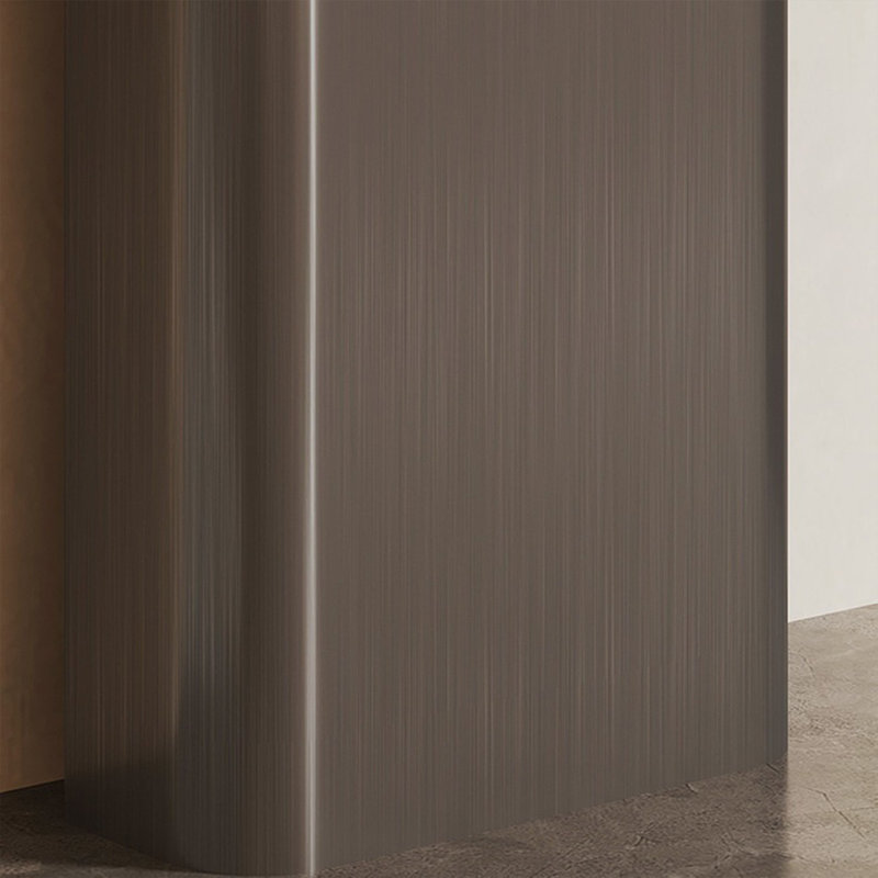 Simple yet luxurious console table, 33.46" H x 47.24" W x 13.78" D, Black
