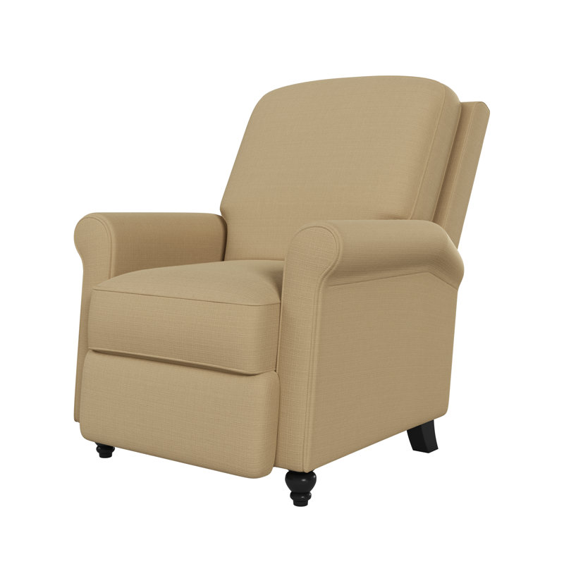 Leni Upholstered Recliner, Tan