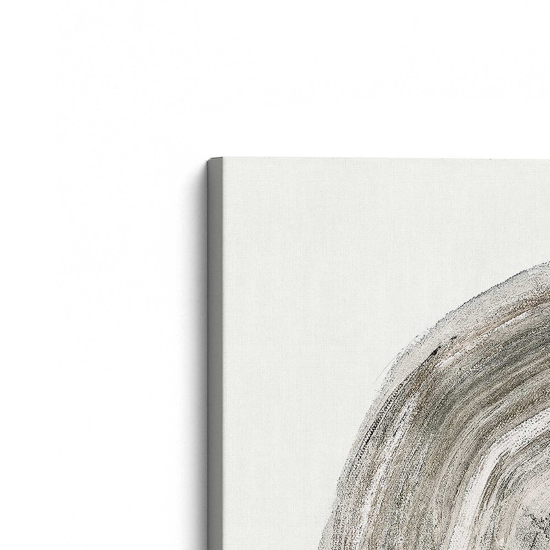 «Rings of Time I Print», H 32,75 po x l 32,75 po, Blanc opaque